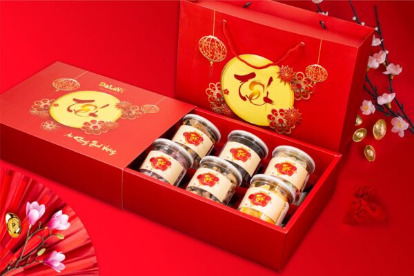 Hộp quà tết cao cấp  Xuân Sum Vầy HPH007